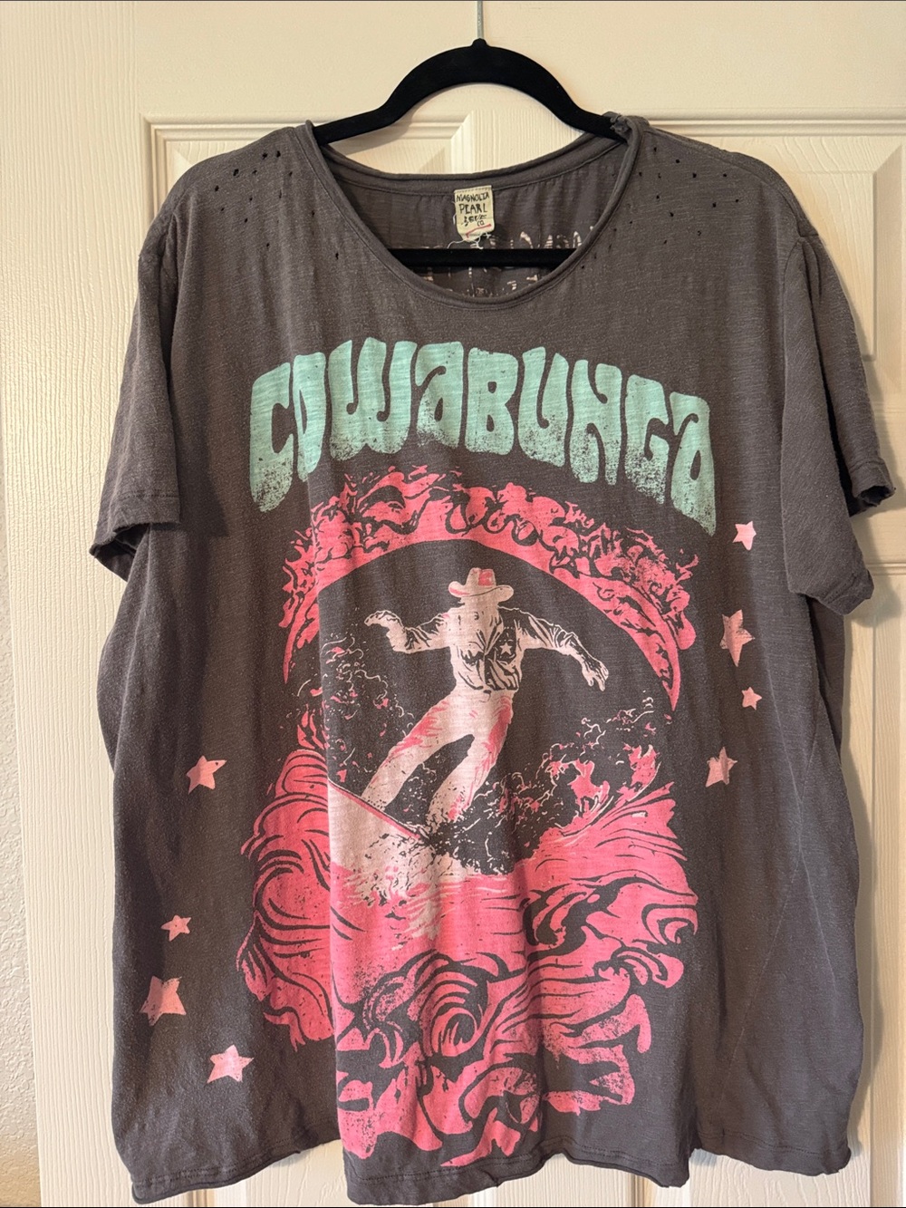 Magnolia Pearl My Spurs Cowabunga Tee - Picture 2 of 7